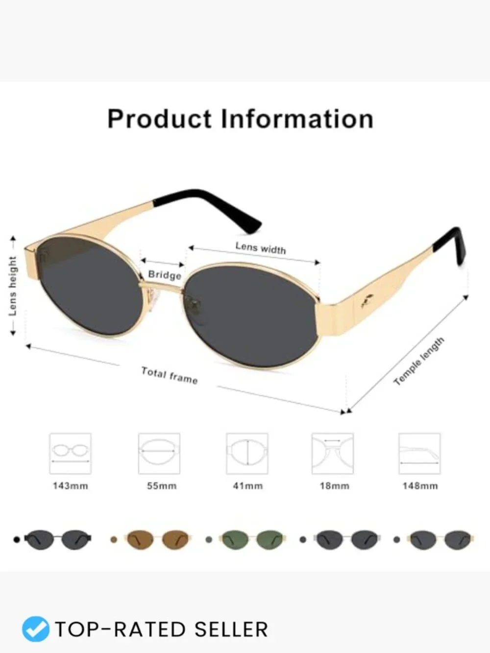 Retro Oval Sunglasses for Women Classic Shades UV Protection Trendy Y2K Elegant